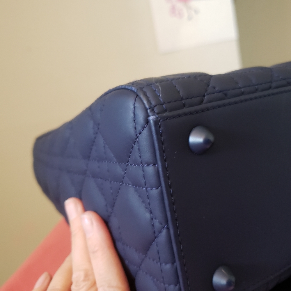 Lady D.ior navy blue large bag - Picture 6 of 7